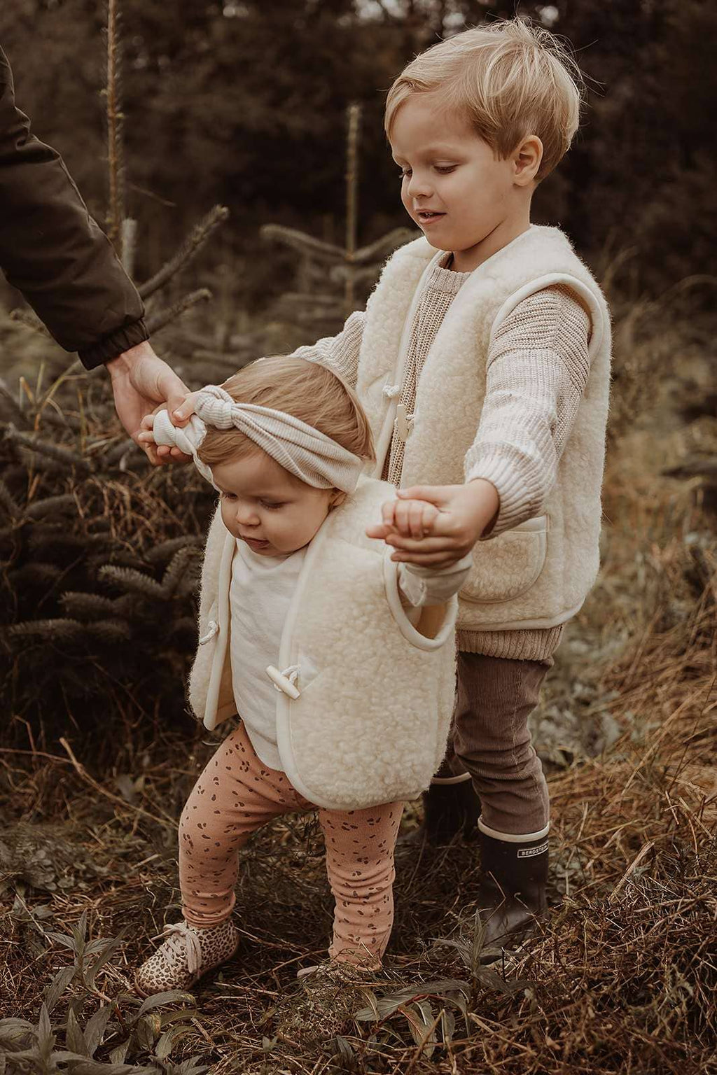 Wollen bodywarmer - Flat White - Kind