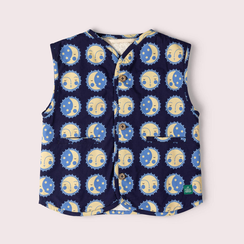 Sun Folk Sherpa Lined Reversible Gilet