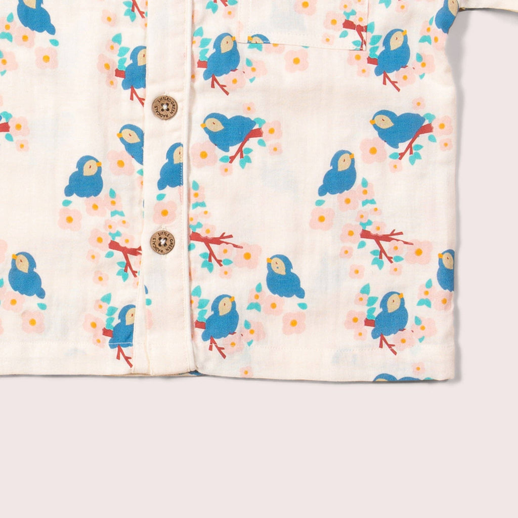 Bluebirds Pyjama Short Set NOT AVAILABLE for USA/AUS/CAN
