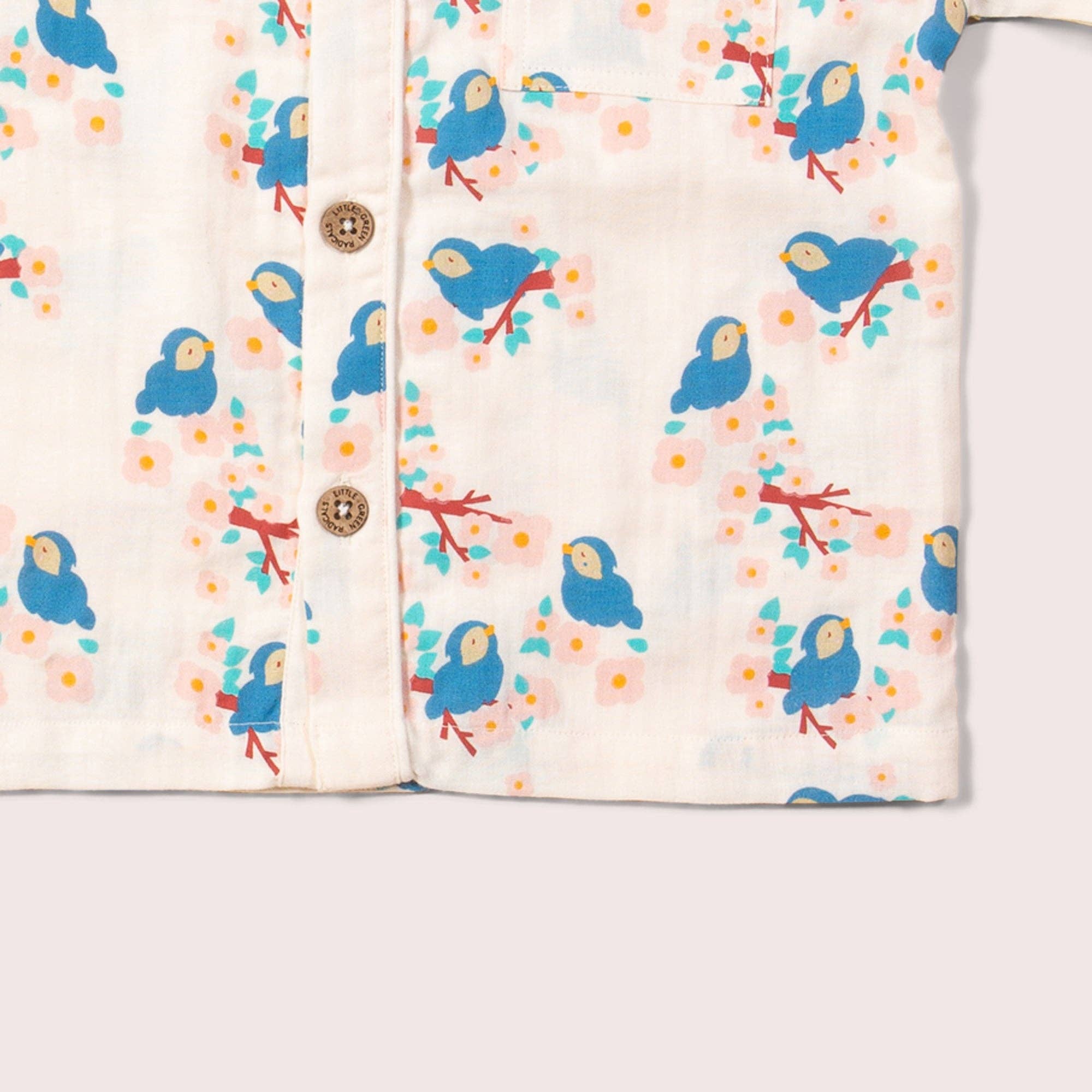 Bluebirds Pyjama Short Set NOT AVAILABLE for USA/AUS/CAN