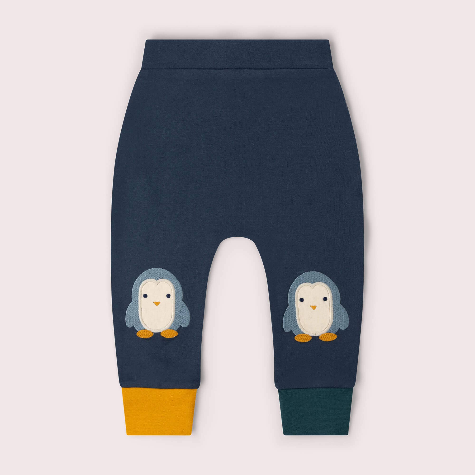 Blue Penguin Knee Patch Joggers