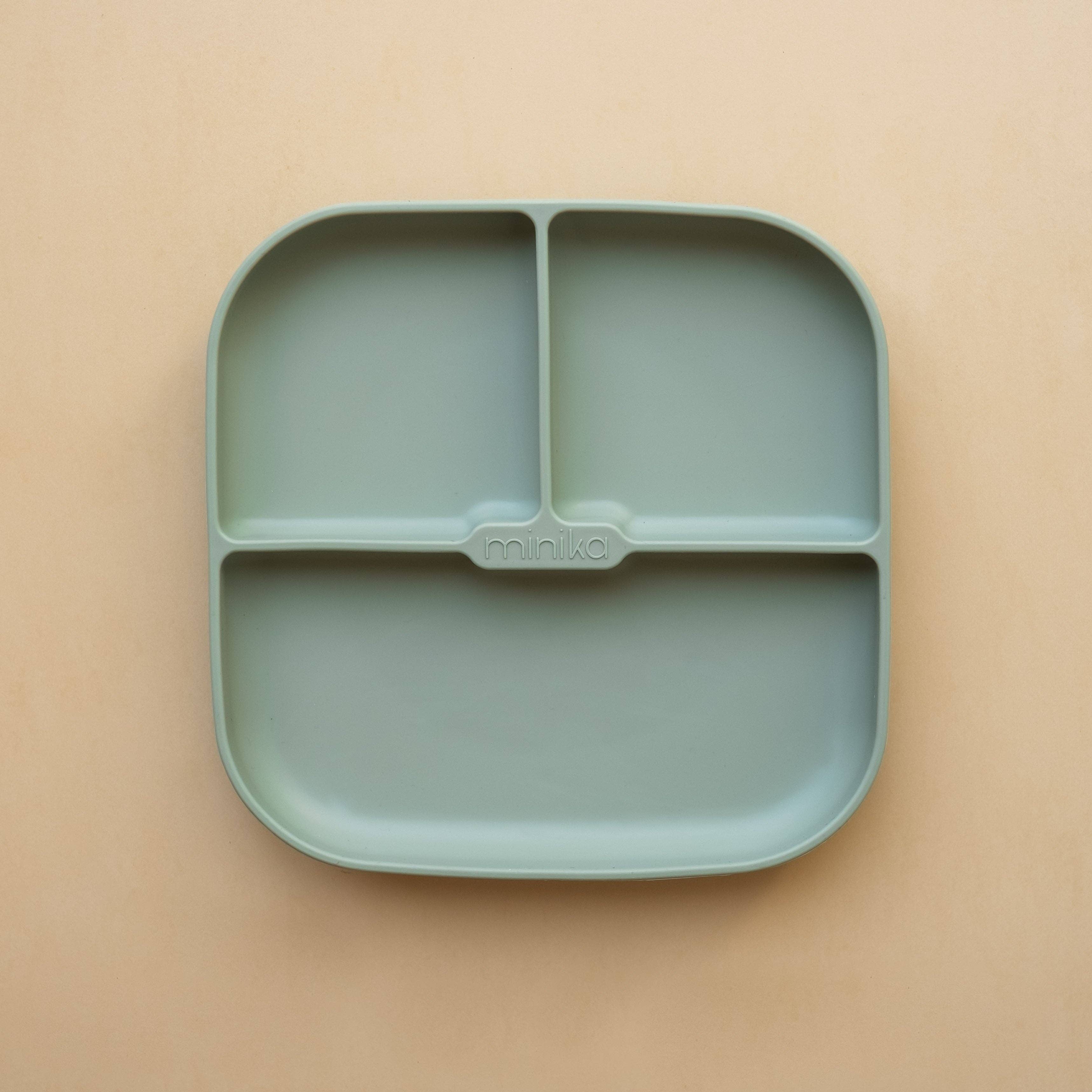 Silicone plate - Sage