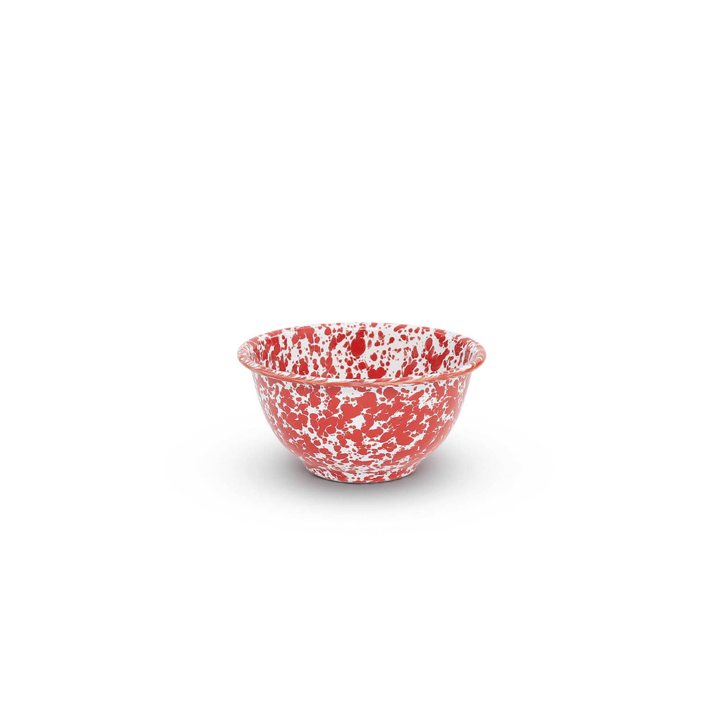 Splatter Enamelware Small Footed Bowl