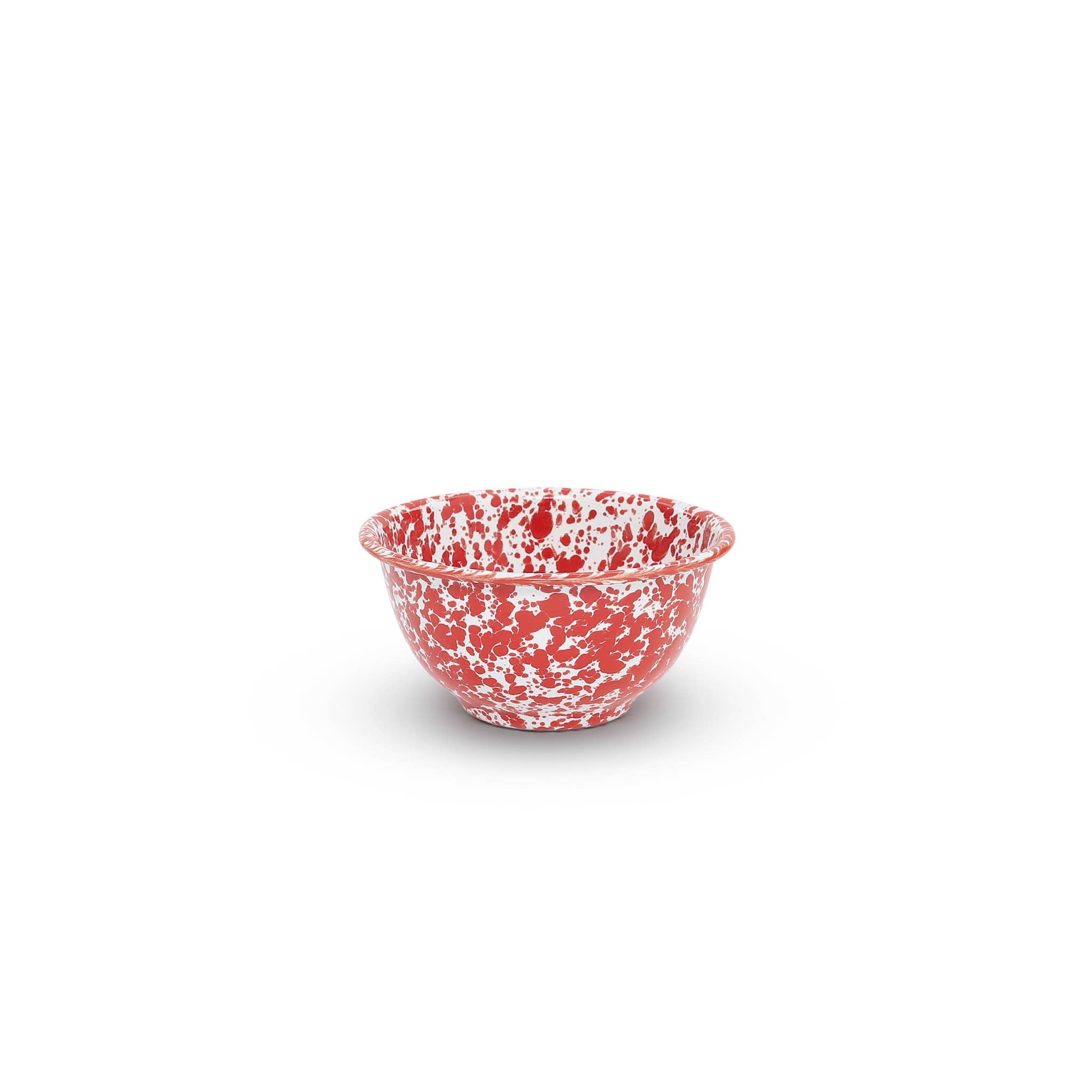 Splatter Enamelware Small Footed Bowl