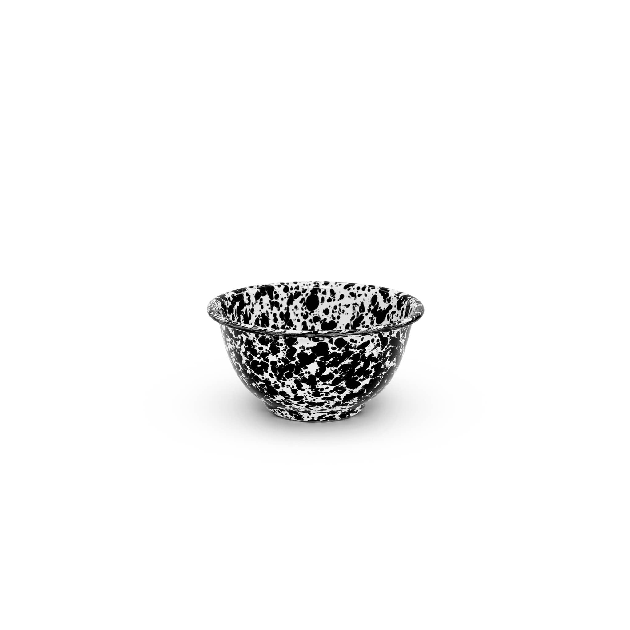 Splatter Enamelware Small Footed Bowl