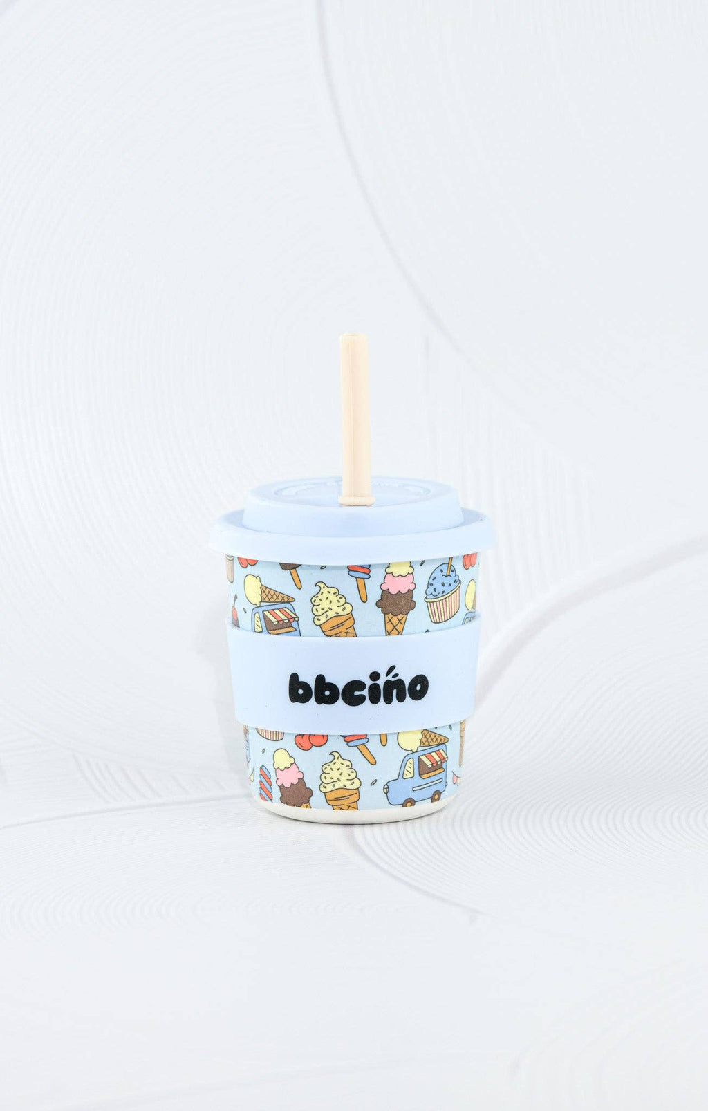 Scoops in Blue Kids Keep Cup - 240ml (STRAW INCLUDED)