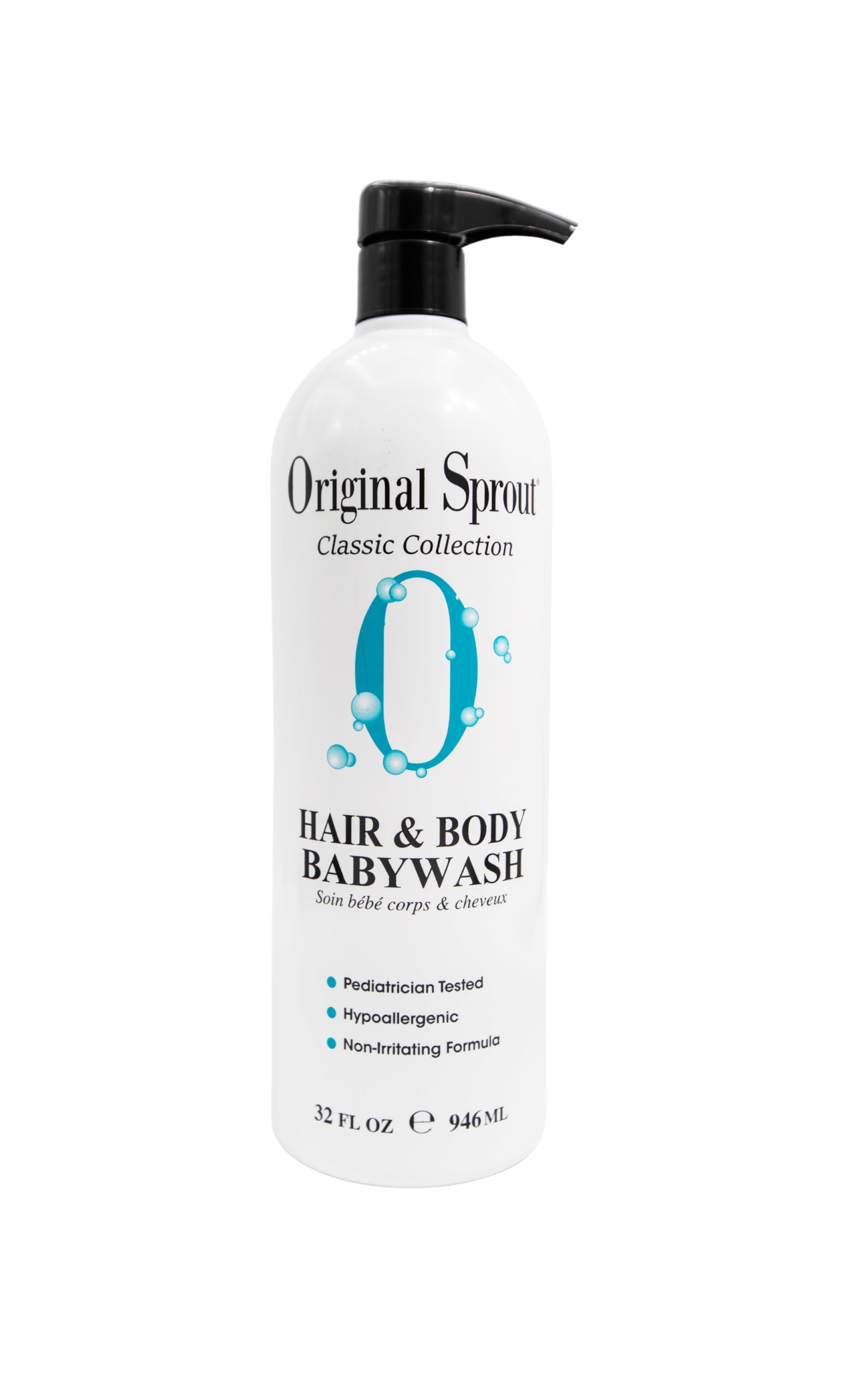 Hair & Body Babywash 32oz gentle vegan formula