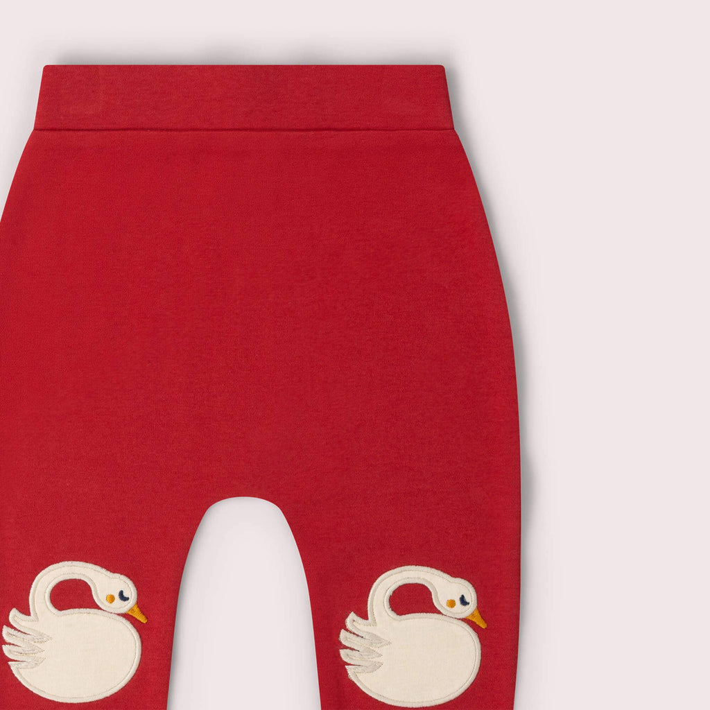 Sleeping Swans Knee Patch Joggers