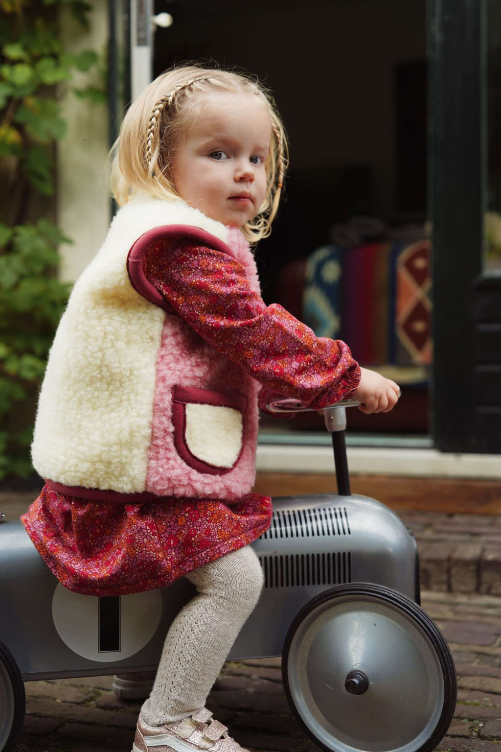 Wollen Bodywarmer - Red Velvet - Limited Edition