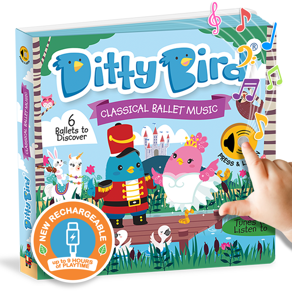 Ditty Bird Sound Book Kids : Classical Ballet Music USB-C