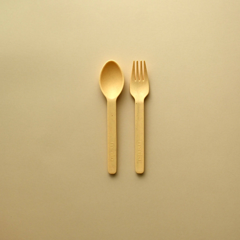 Wheat straw utensil set - Sunset (new version)