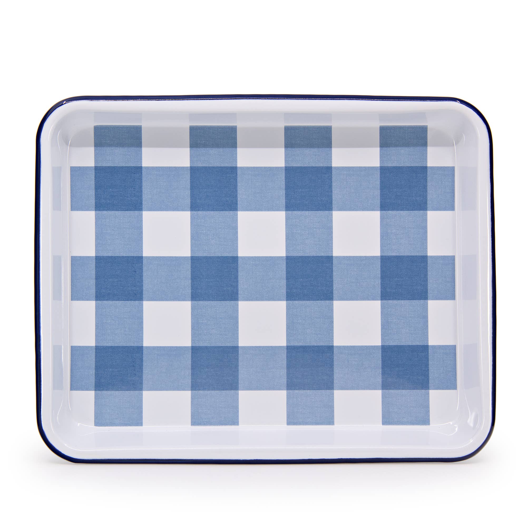 Max Humphrey x CCH Gingham Enamelware Small Rectangle Tray