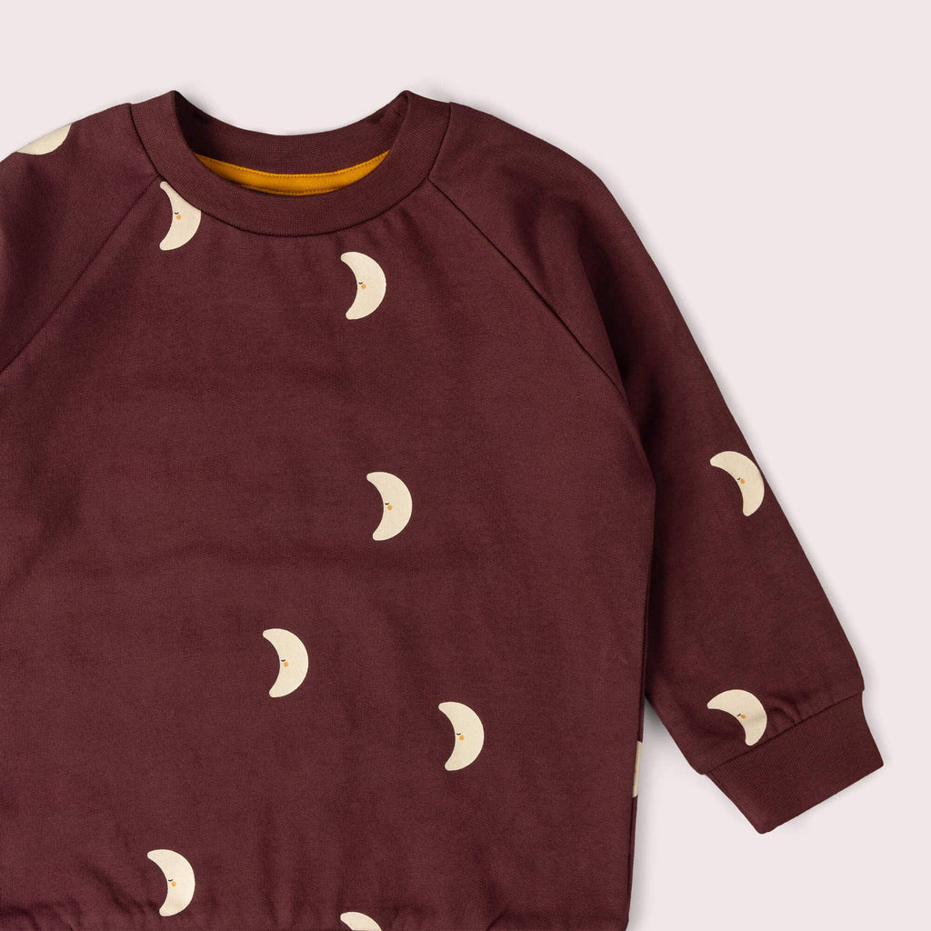 Waxing Moon Raglan Sweatshirt