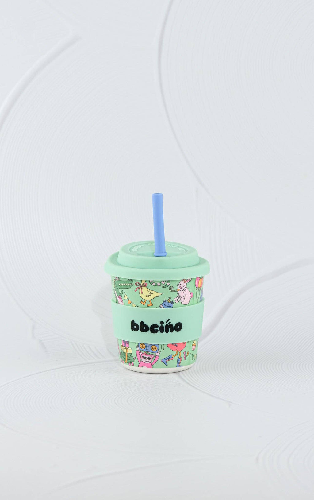 Party Animal in Green Kids Keep Cup - 240ml (STRAW INCLUDED)