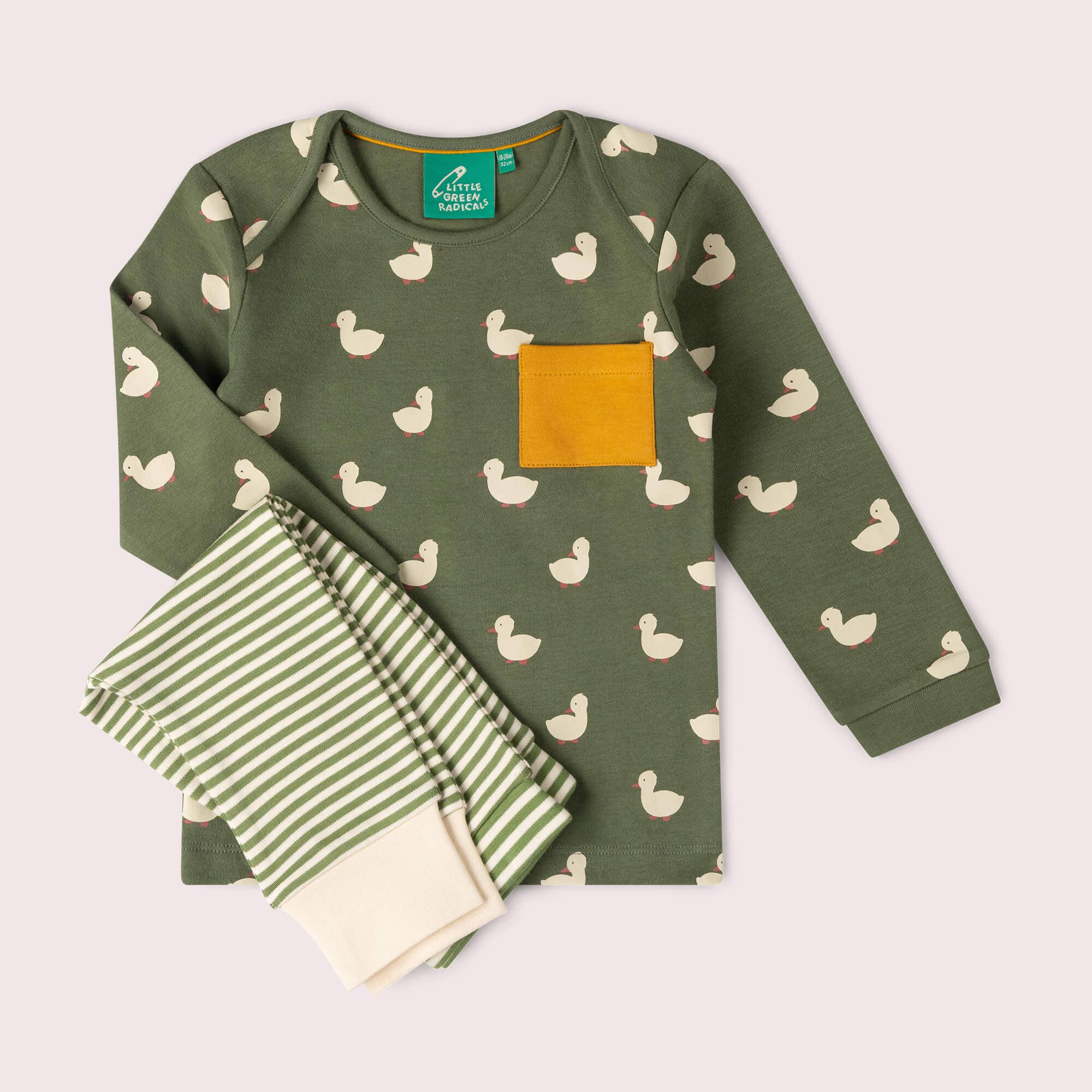 Olive Ducks Organic T-Shirt & Jogger Playset