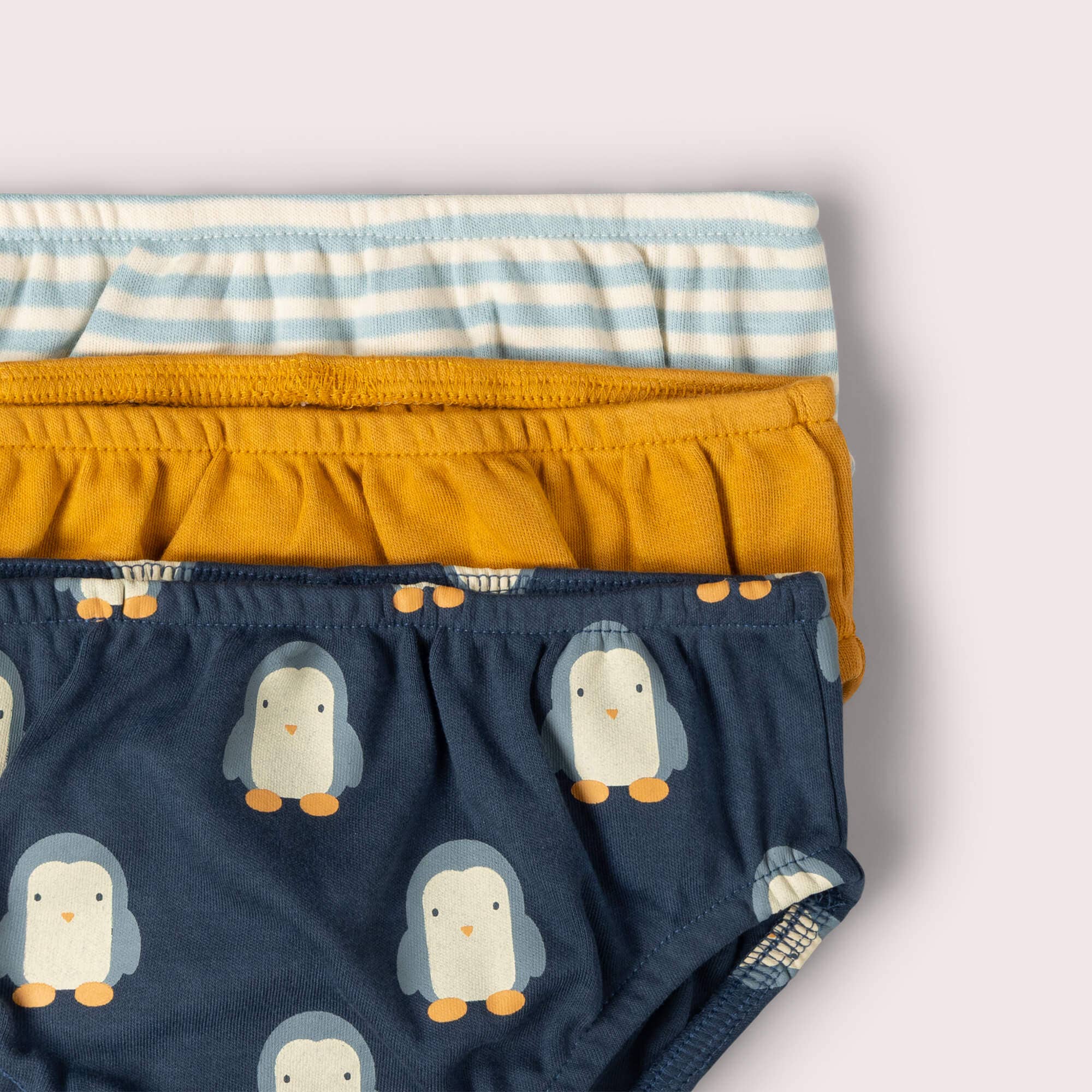 Blue Penguins Organic Underwear 3 Pack