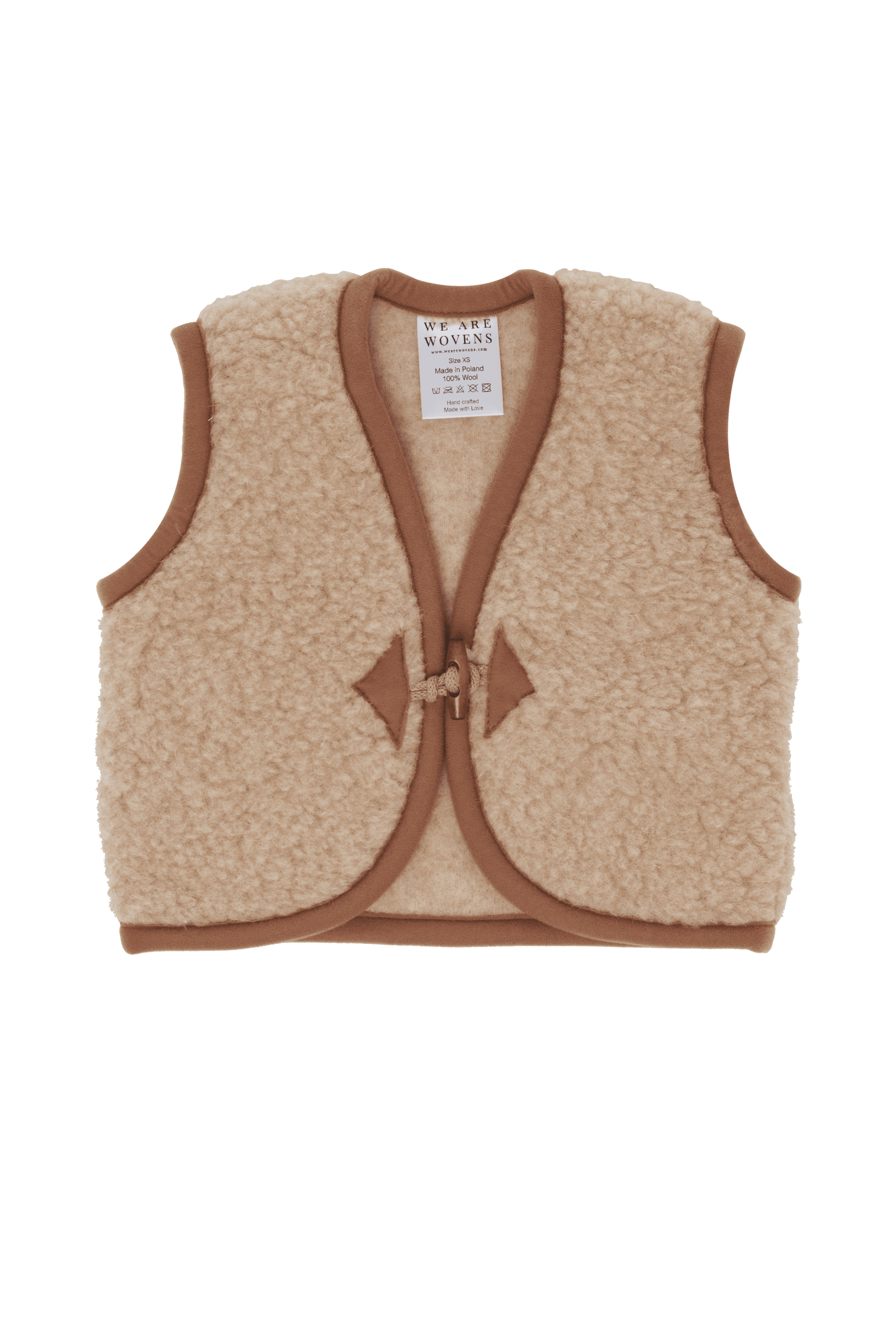 Wollen bodywarmer - Macchiato