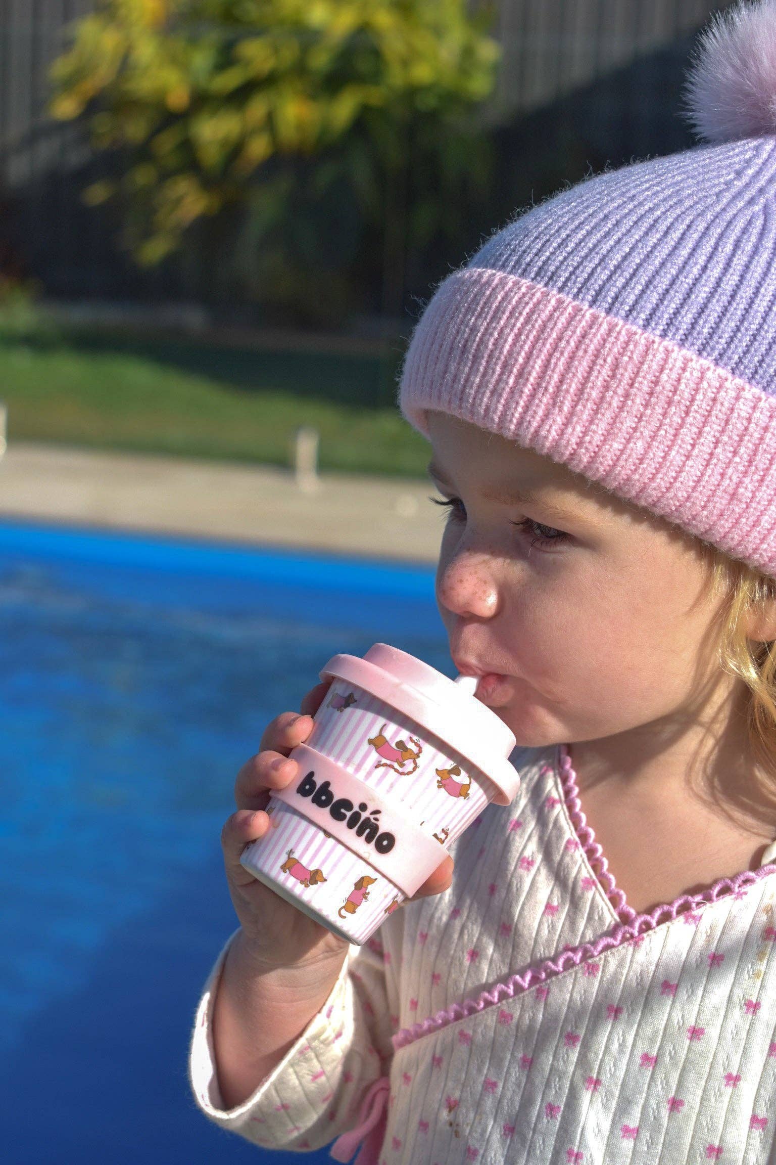 Dash in Pink Babycino Cup - 120ml (STRAW INCLUDED)