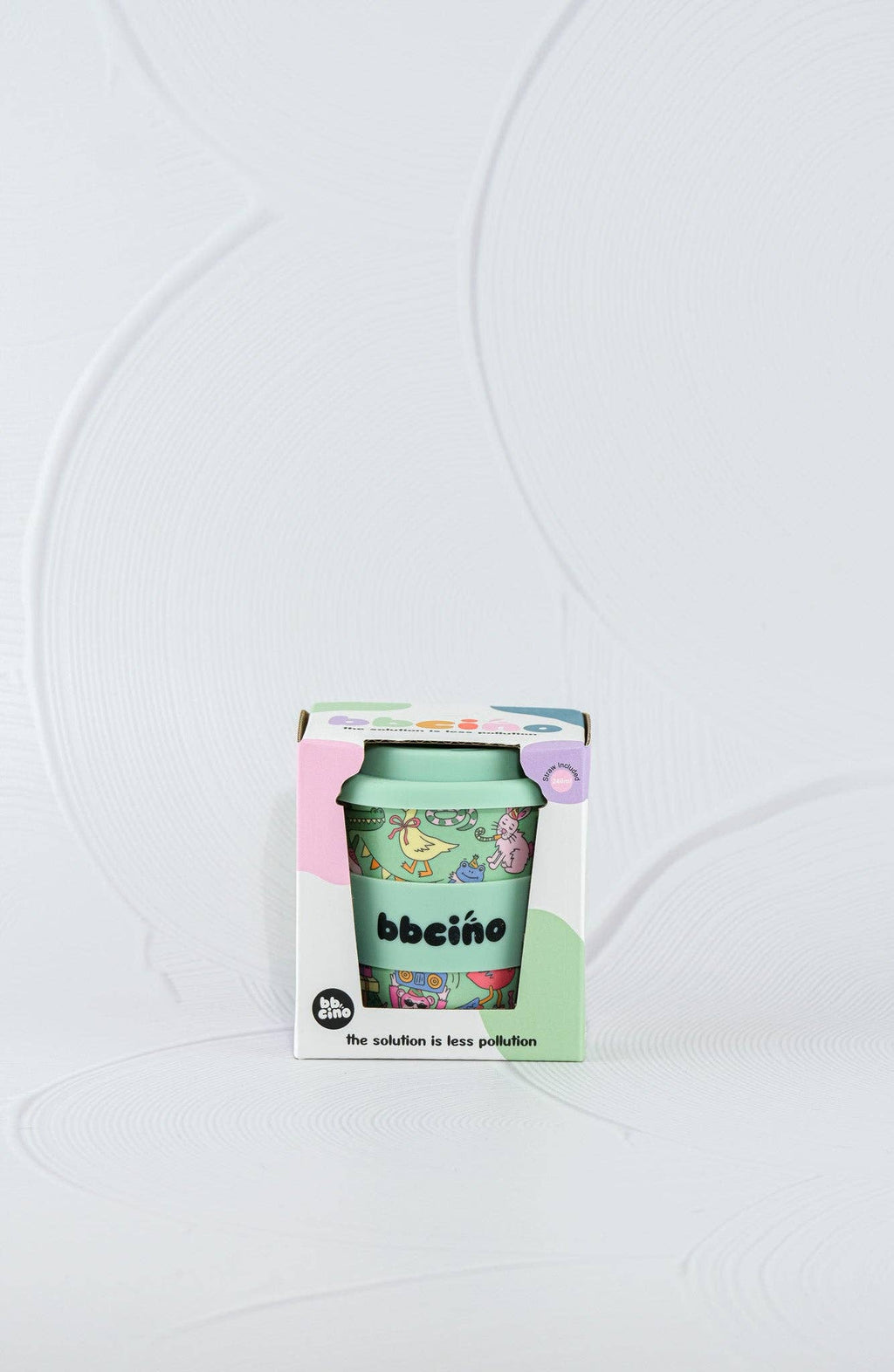 Party Animal in Green Kids Keep Cup - 240ml (STRAW INCLUDED)