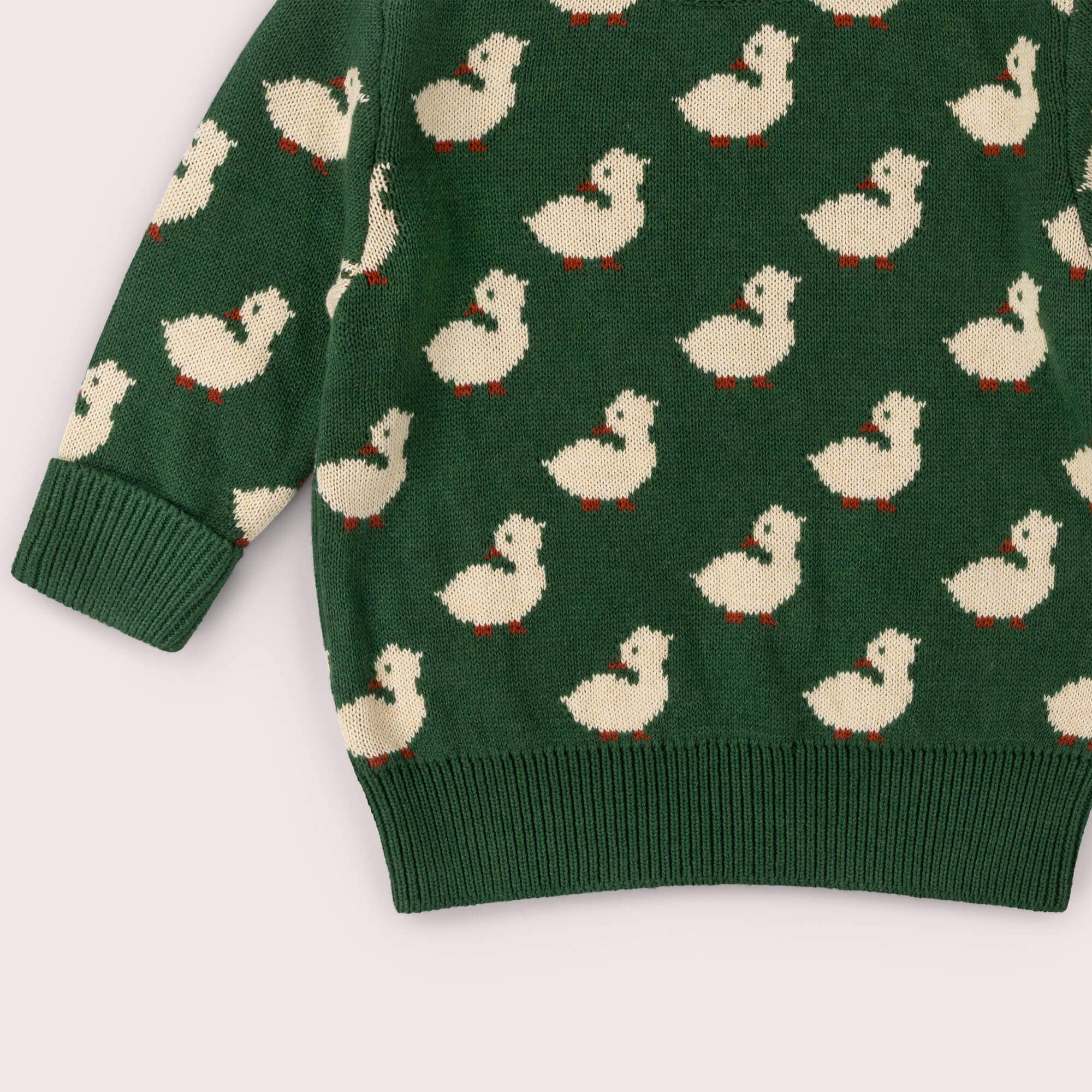 Olive Ducks Snuggly Knitted Jumper