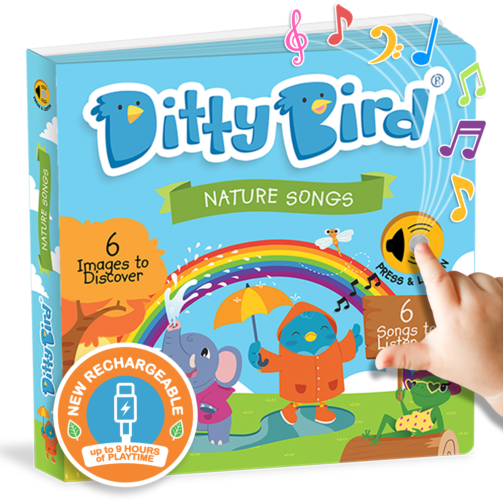 Ditty Bird Sound Book Exploring for Kids :Nature songs USB-C