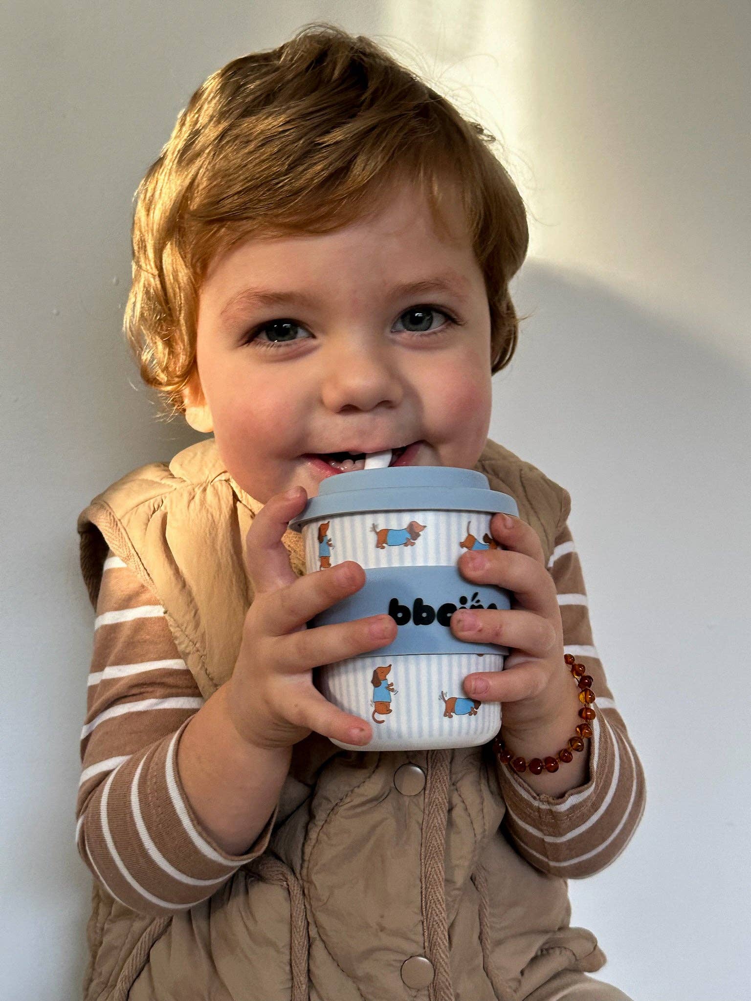 Dash in Blue Kids Keep Cup - 240ml (STRAW INCLUDED)