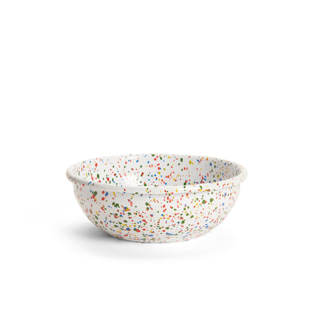 Rainbow Falls Enamelware 24 oz Cereal Bowl
