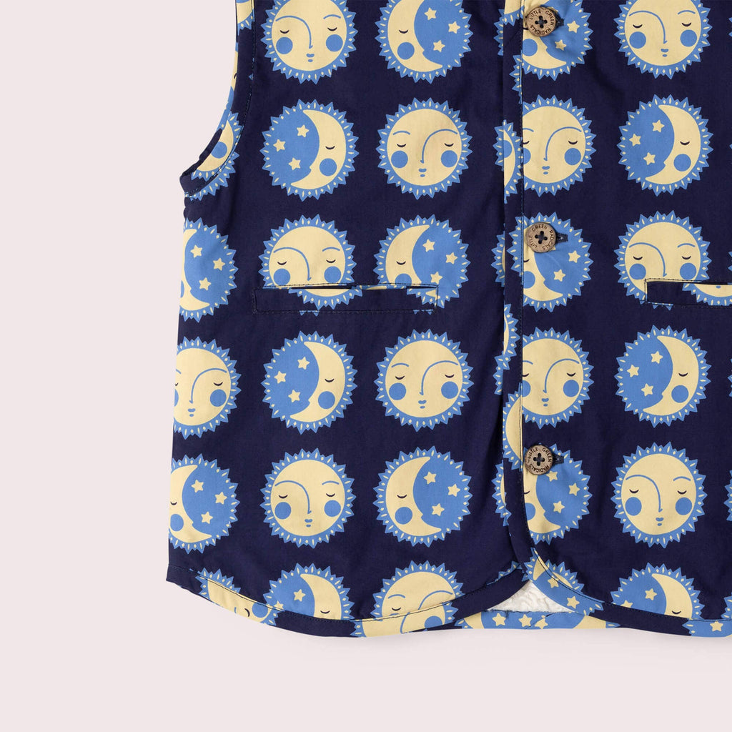 Sun Folk Sherpa Lined Reversible Gilet