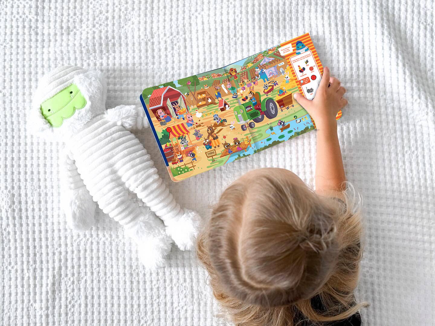 First Look and Find Activity Sound Book  toddlers 1- 3 USB-C