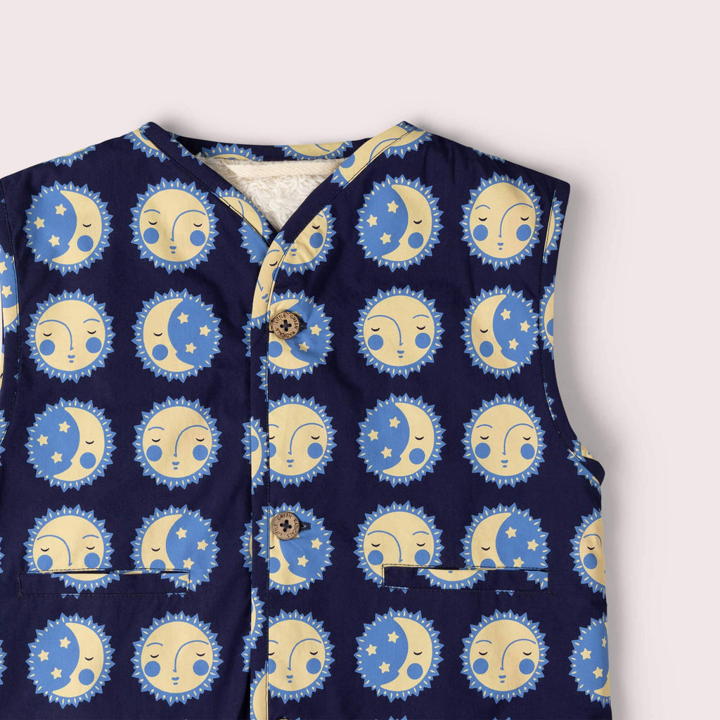 Sun Folk Sherpa Lined Reversible Gilet