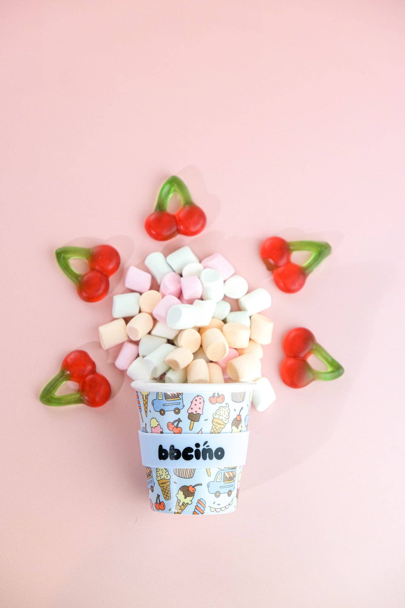 Scoops in Blue Babycino Cup - 120ml (STRAW INCLUDED)