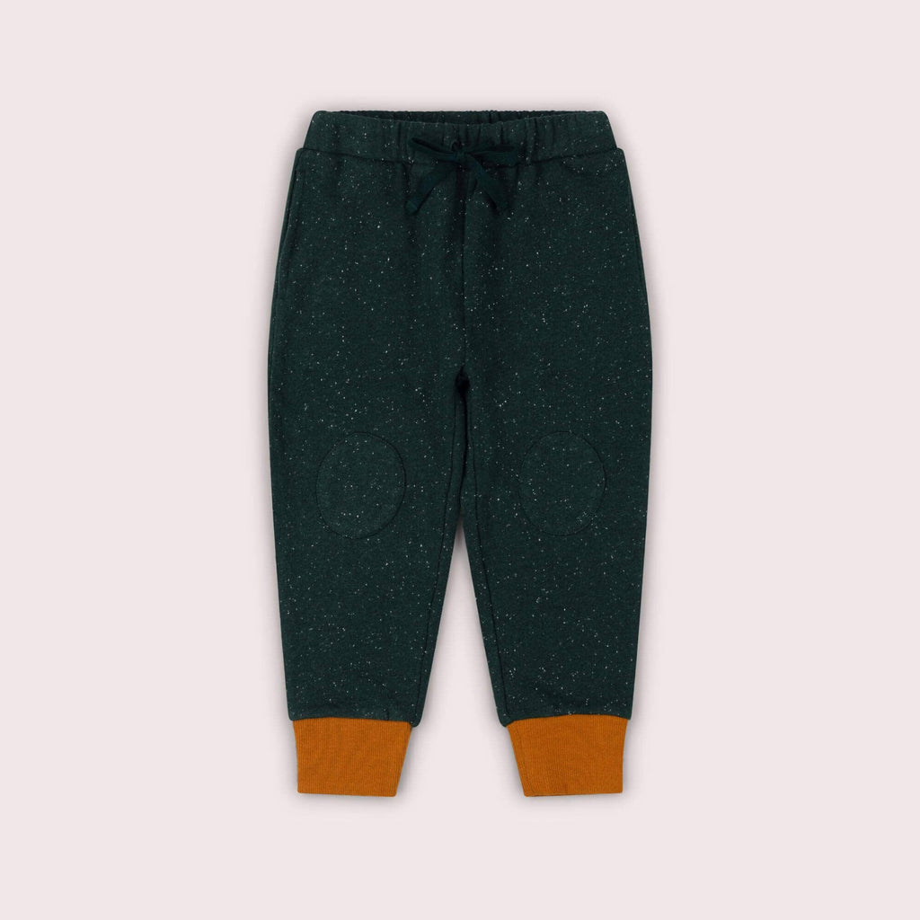 Forest Green Knee Patch Cosy Joggers