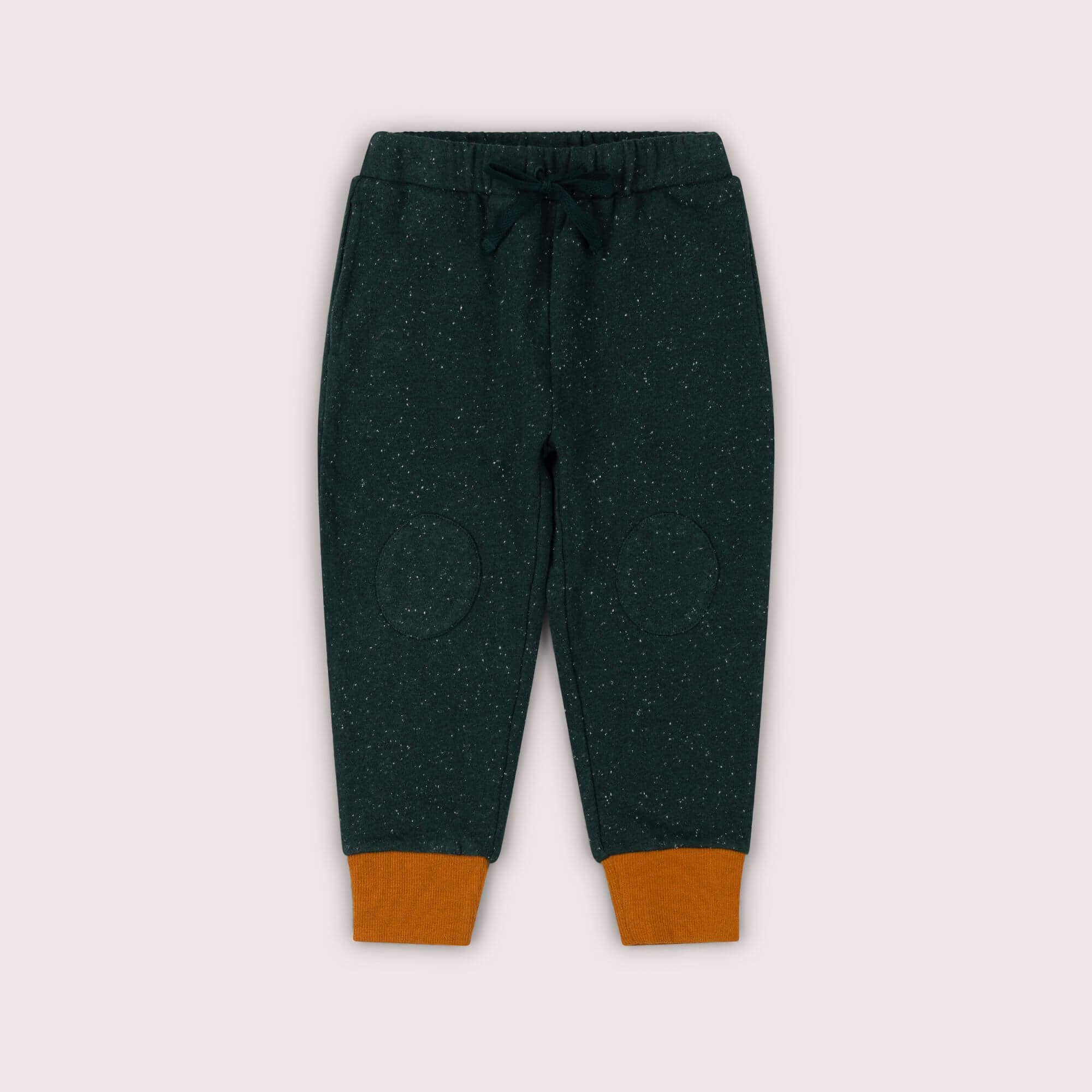 Forest Green Knee Patch Cosy Joggers