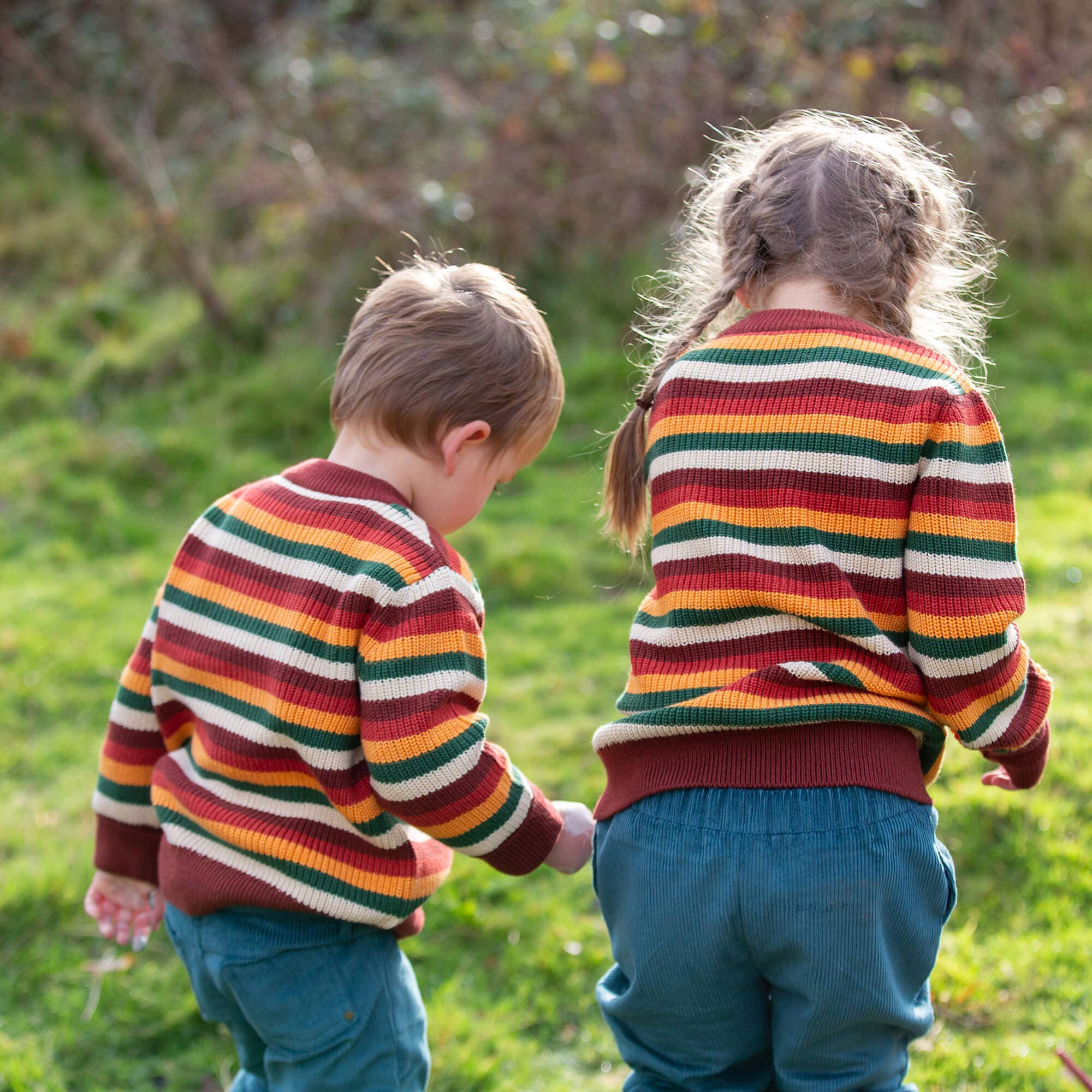 Hazel Rainbow Snuggly Knitted Jumper