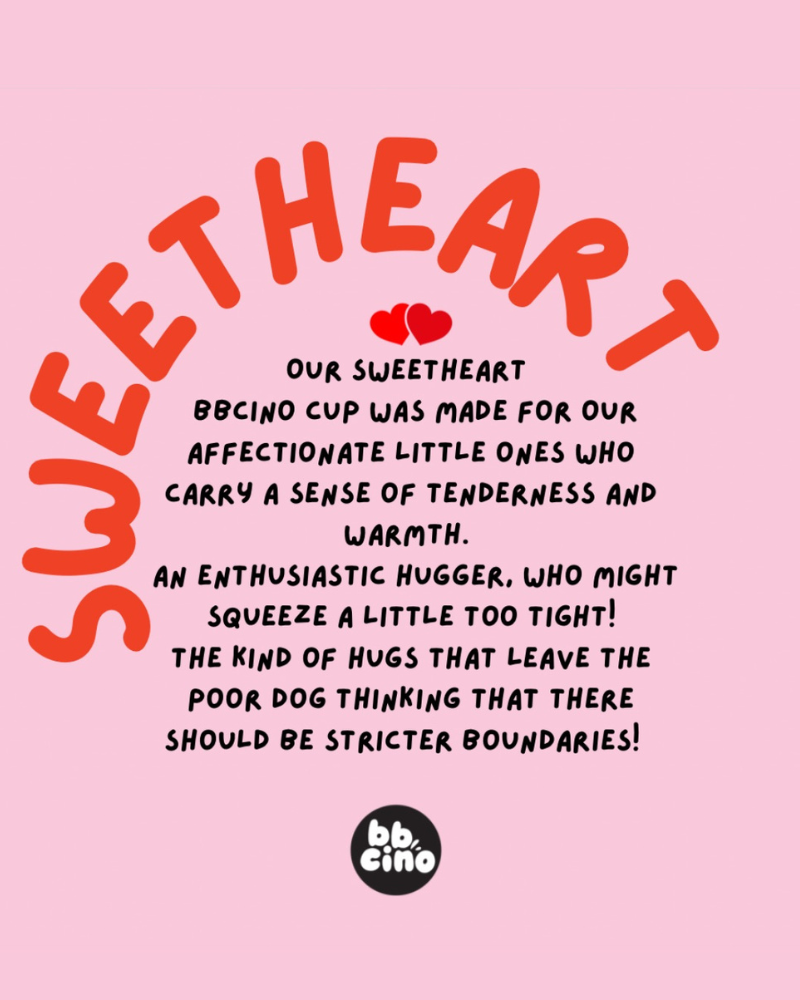 Sweetheart Kids Keep Cup - 240ml (STRAW INCLUDED)