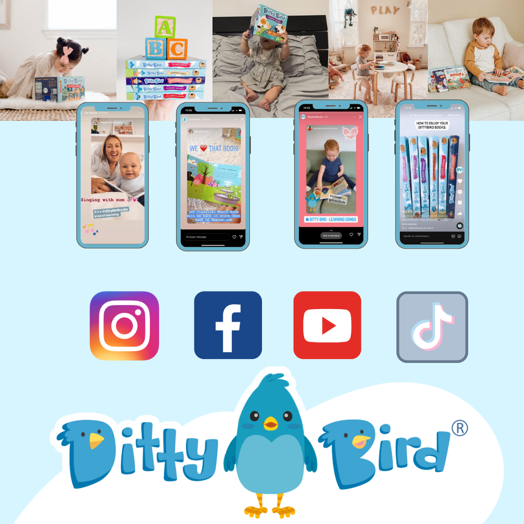 Ditty Bird Sound Book:Nursery Rhymes - Kids BESTSELLER USB-C