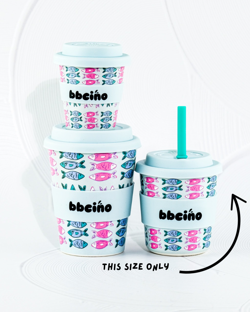 Catch Of The Day Kids Keep Cup - 240ml (STRAW INCLUDED)