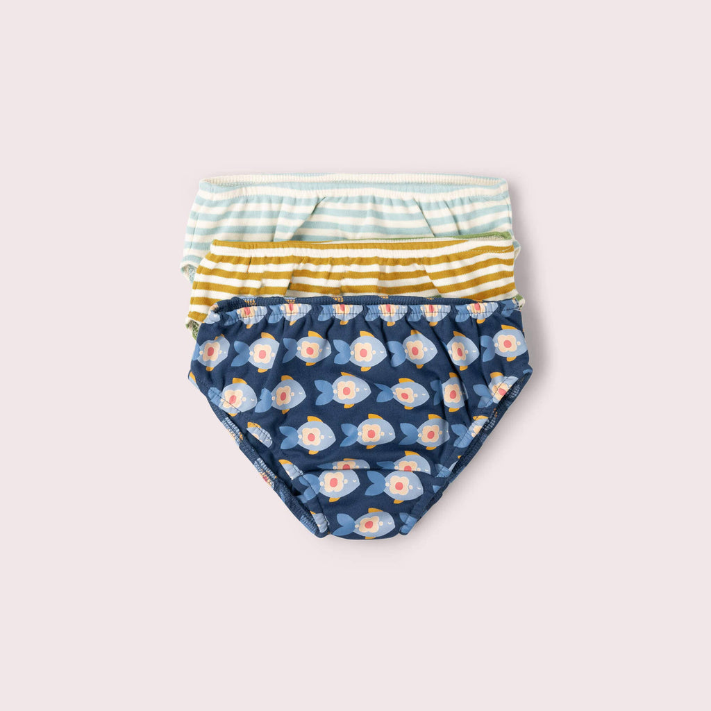 Little Fish Organic Underwear Set 3 Pack