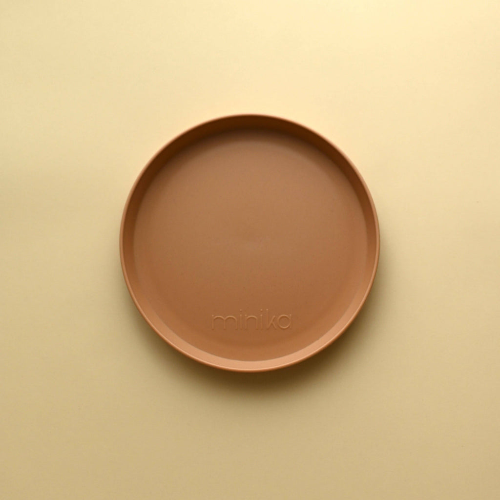 Wheat straw plate - Almond (new version)