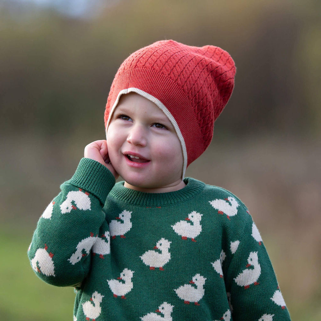 Olive Ducks Snuggly Knitted Jumper
