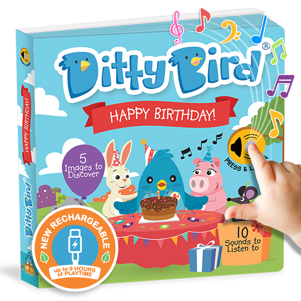 Birthday Book | Ditty Bird Happy Birthday (Gift&Card) USB-C
