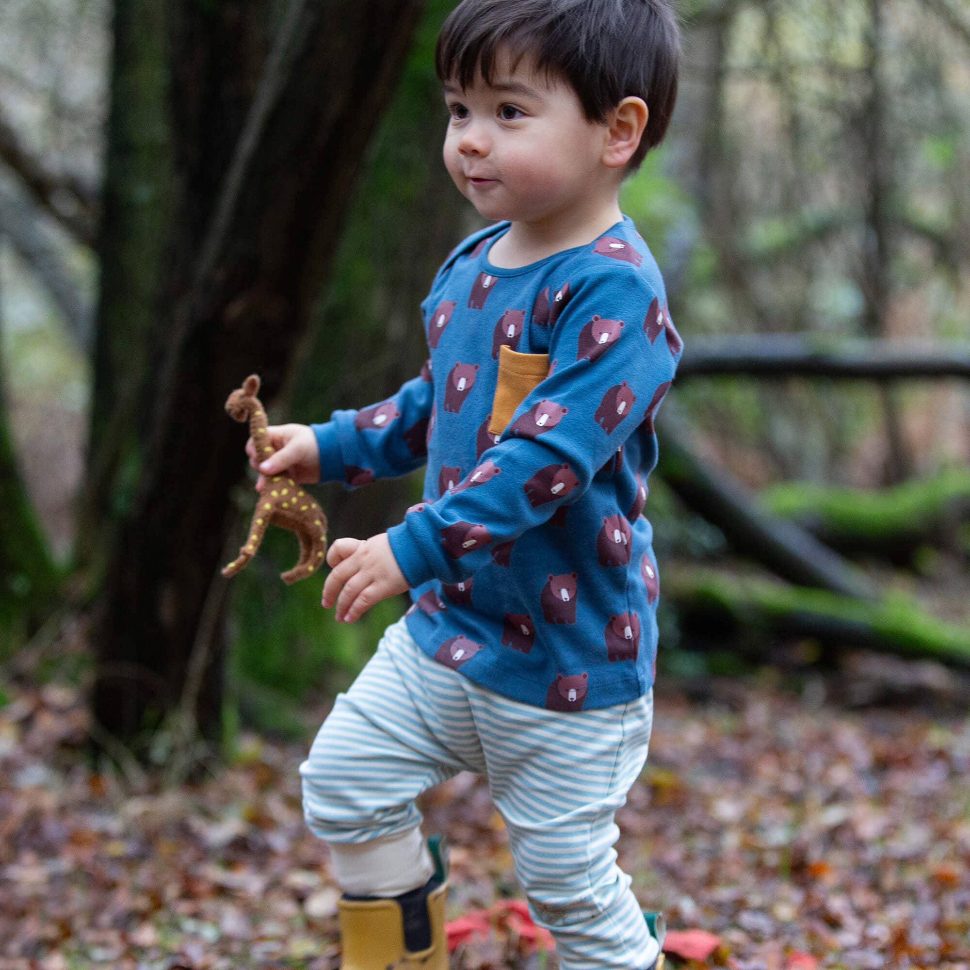 Blue Bears Organic T-Shirt & Jogger Playset
