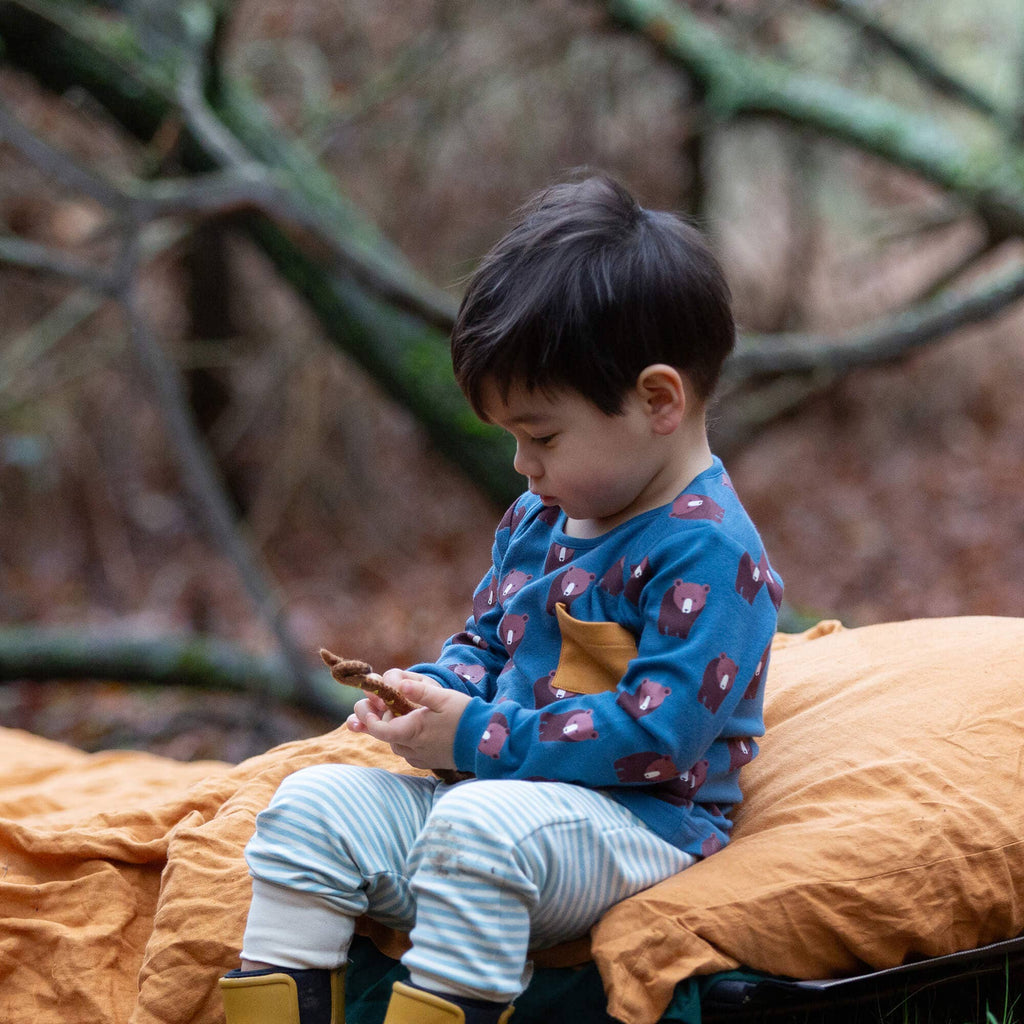 Blue Bears Organic T-Shirt & Jogger Playset