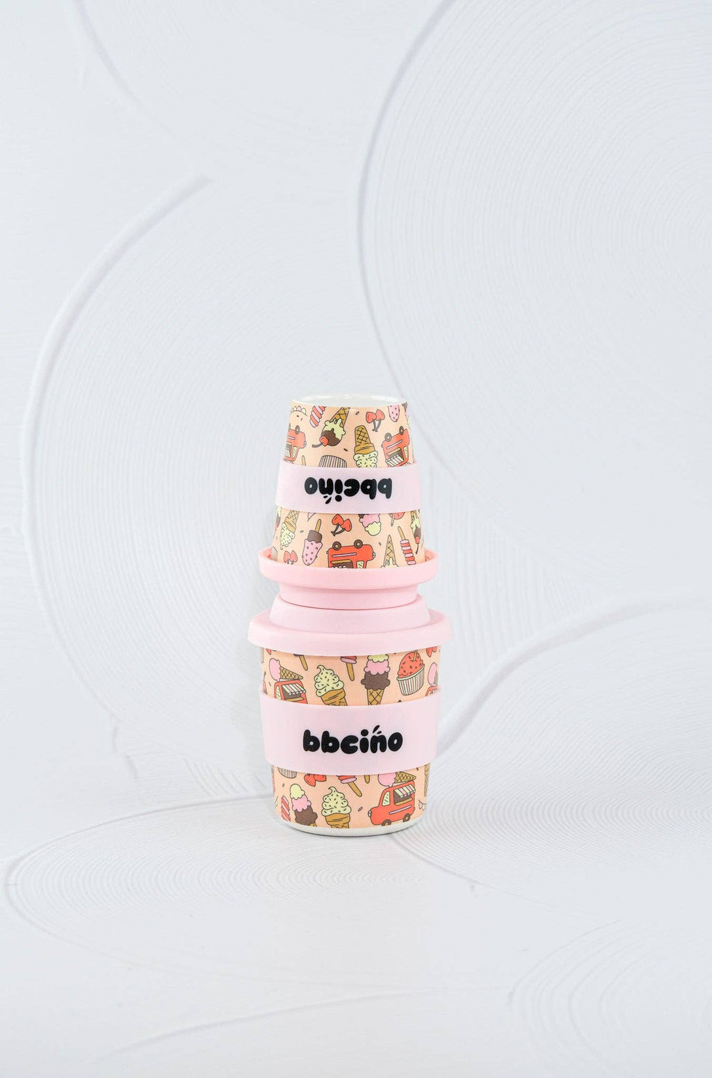 Scoops in Pink Kids Keep Cup - 240ml (STRAW INCLUDED)