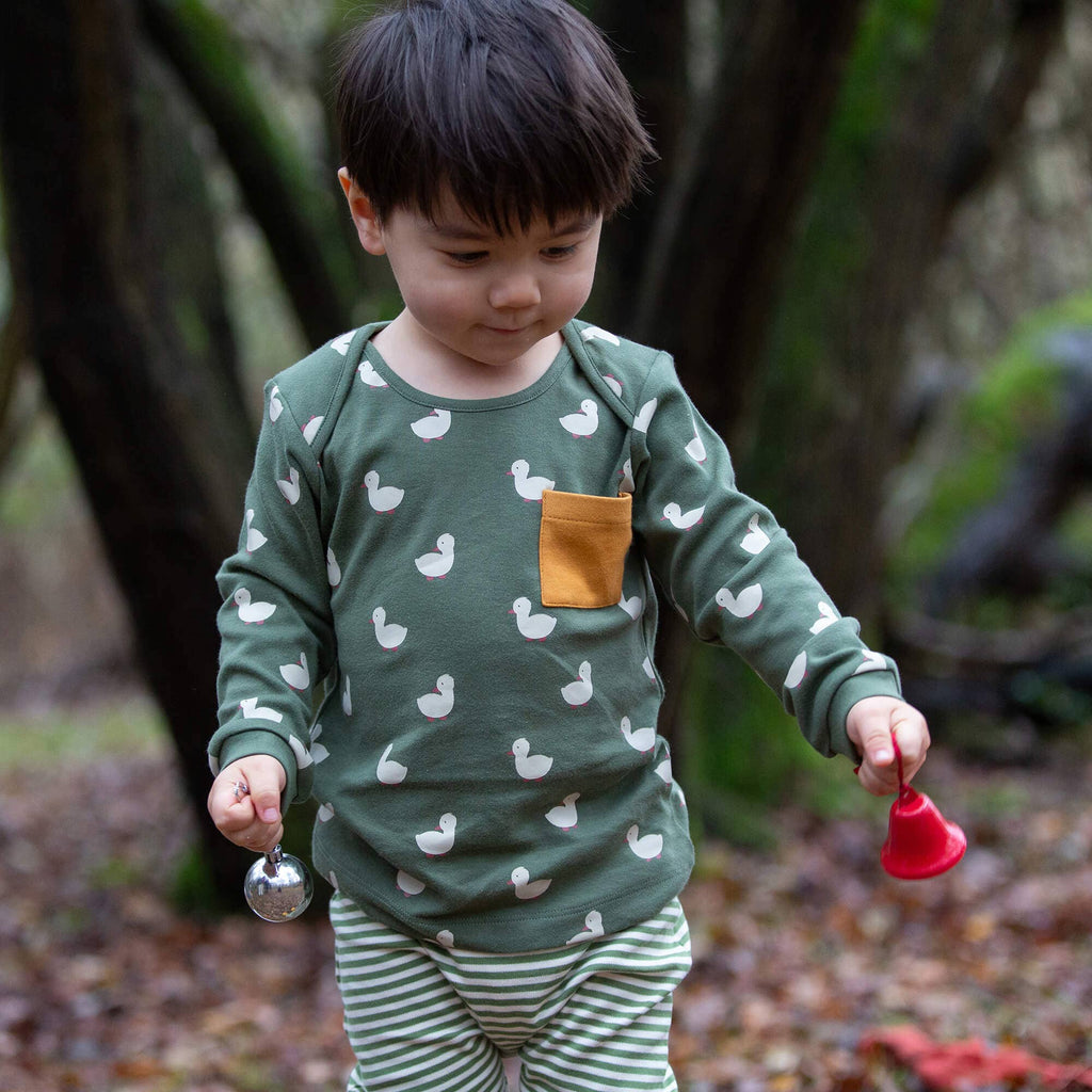 Olive Ducks Organic T-Shirt & Jogger Playset