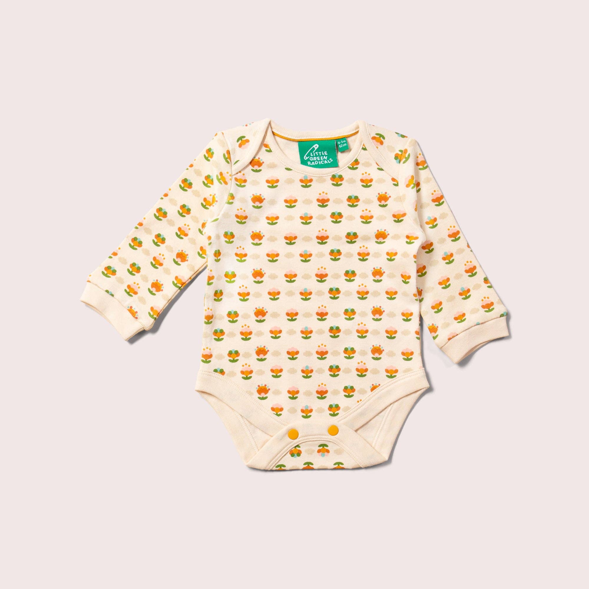 Little Blooms Organic Baby Bodysuit Set - 2 Pack