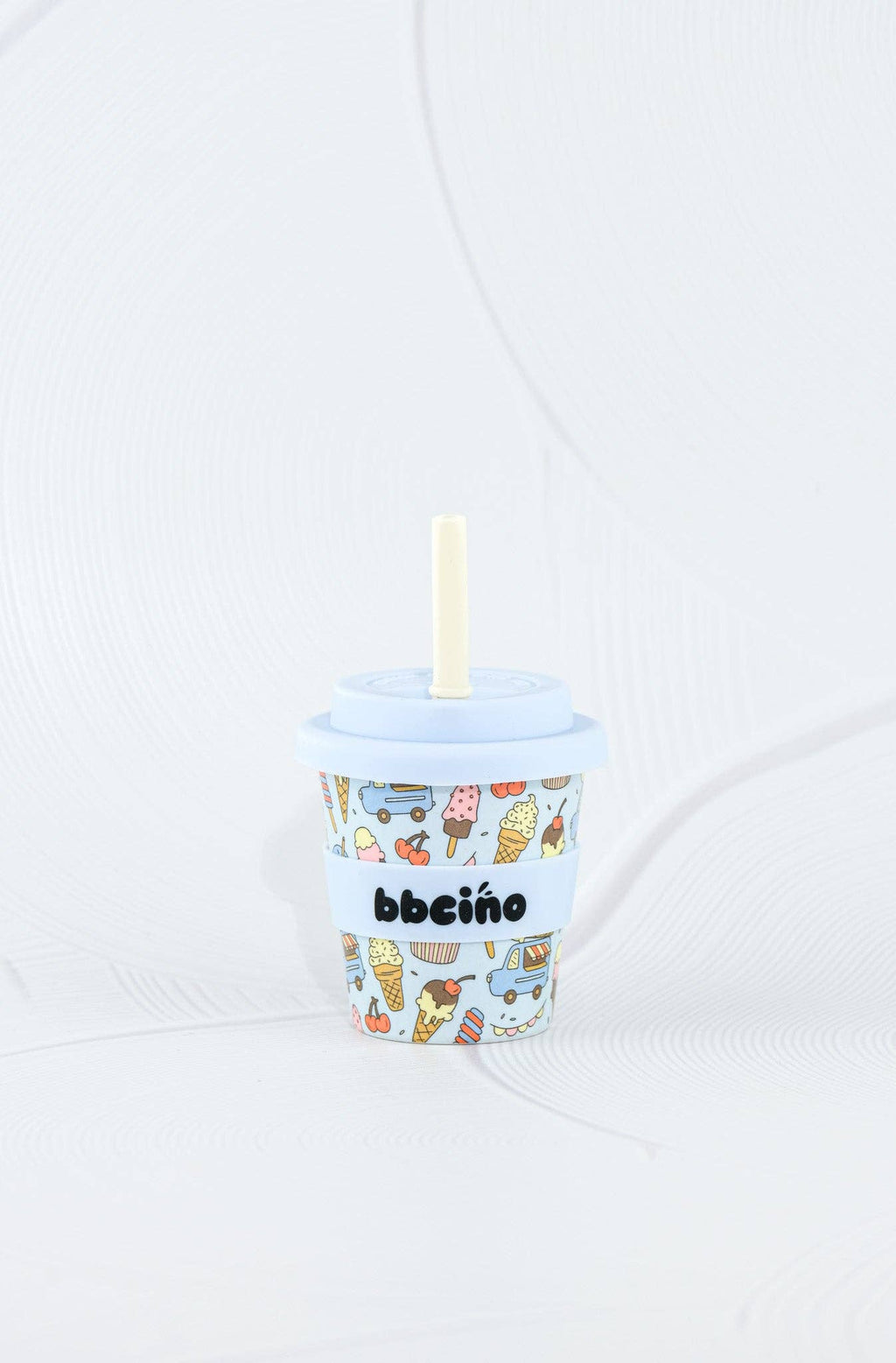 Scoops in Blue Babycino Cup - 120ml (STRAW INCLUDED)