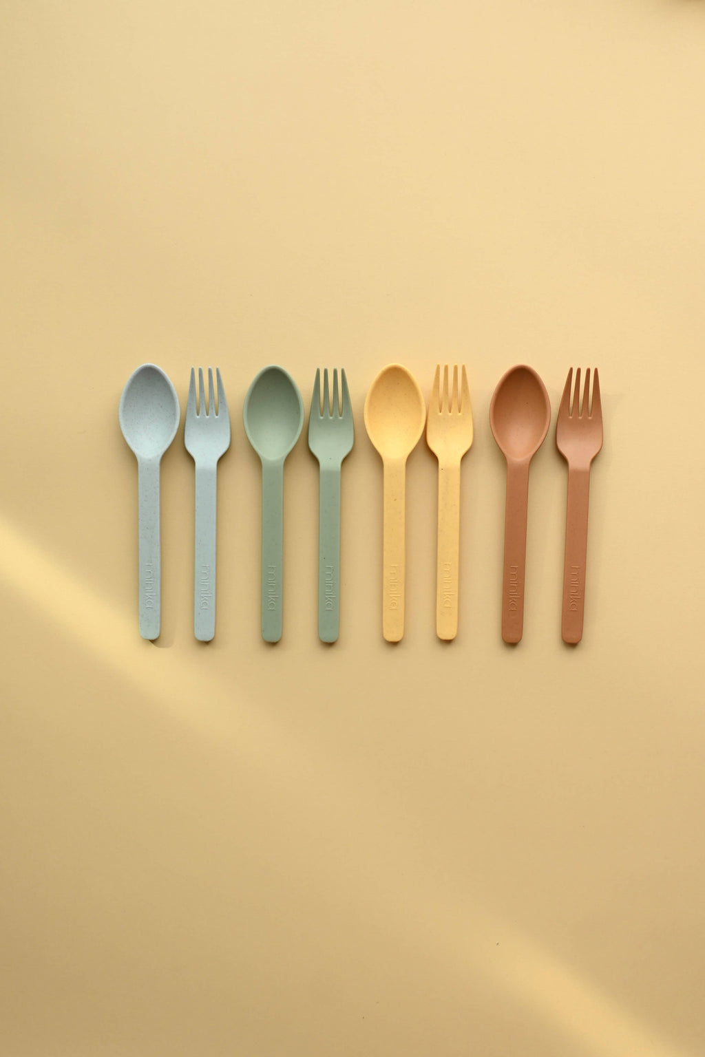 Wheat straw utensil set - Sage (new version)