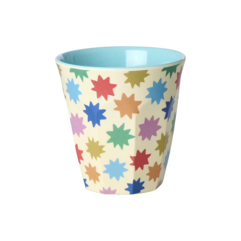 Melamine Kids Cups in Fun Fair Mint Prints - Small - 6 pcs. in Gift Box