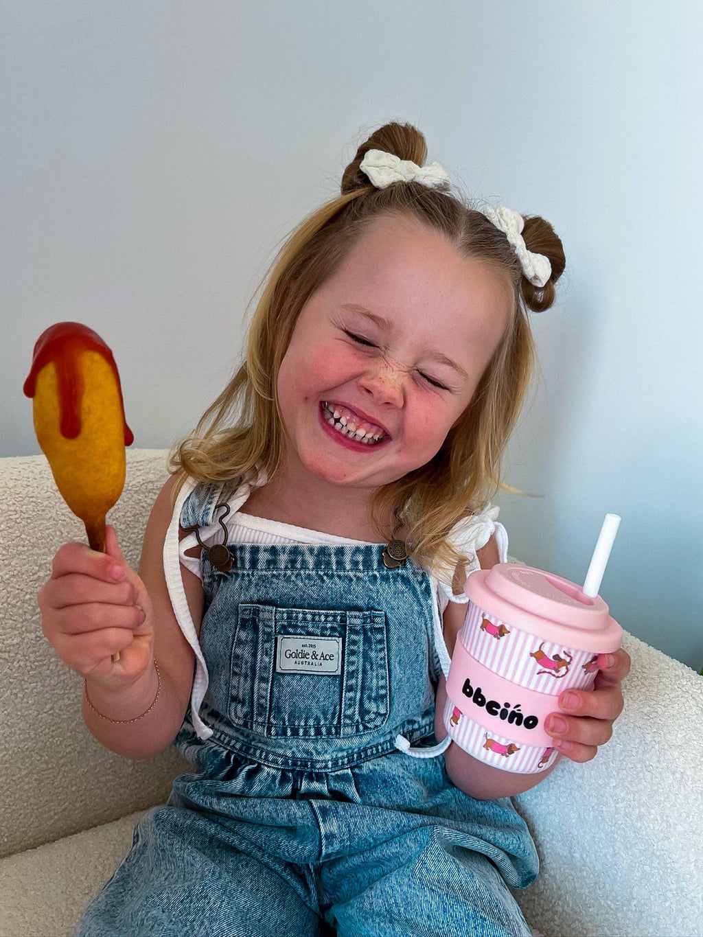 Dash in Pink Kids Keep Cup - 240ml (STRAW INCLUDED)